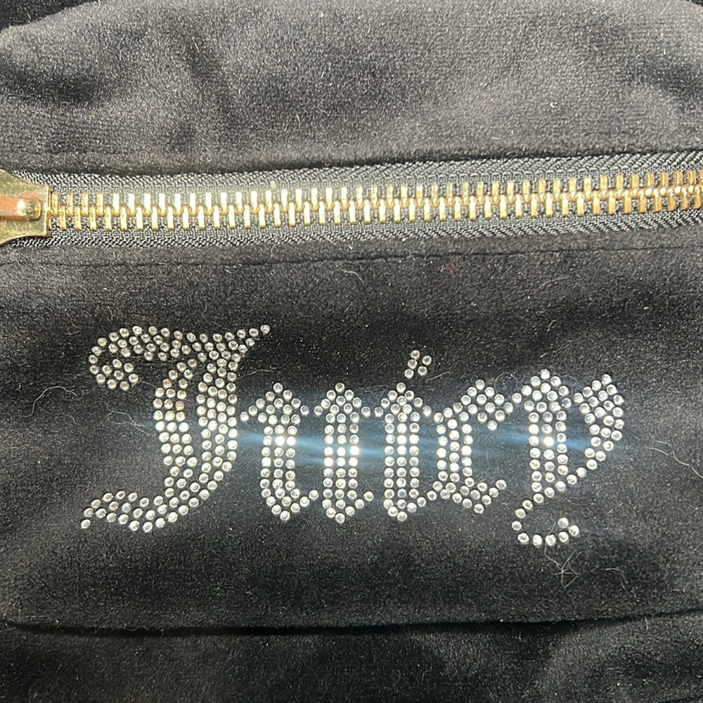 Juicy Couture Mini Backpack - Black Velour - Y2K - Picture 7 of 7
